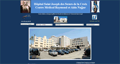 Desktop Screenshot of hopital-stjoseph.com