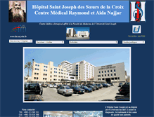 Tablet Screenshot of hopital-stjoseph.com